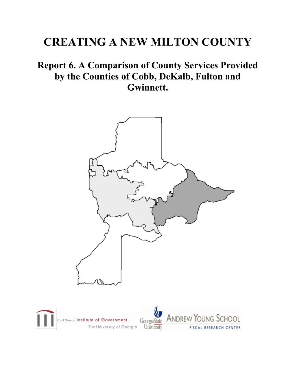 Creating a New Milton County