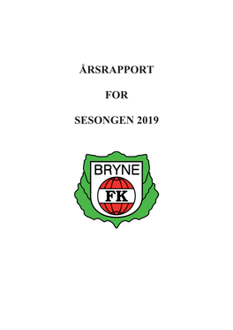 Årsrapport for Sesongen 2019