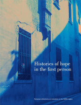 Histories of Hope in the First Person