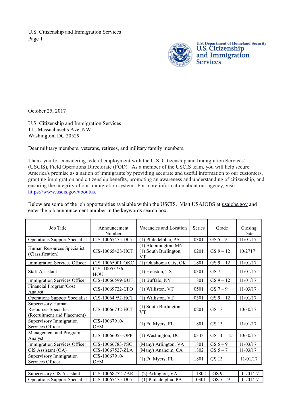 Appendix 22-1 Memorandum Format