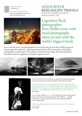 Legendary Rock Photographer Ross Halfin Wows with Travel Photography Taken on Tour with the World’S Biggest Bands
