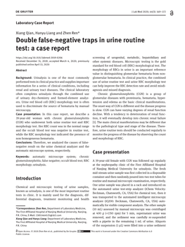 Double False-Negative Traps in Urine Routine Test: a Case Report