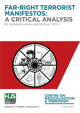 FAR-RIGHT TERRORIST MANIFESTOS: a CRITICAL ANALYSIS” Authors: Dr Rakib Ehsan and Dr Paul Stott