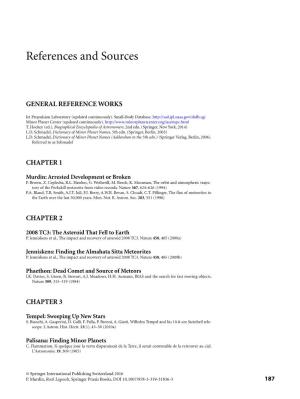 References and Sources
