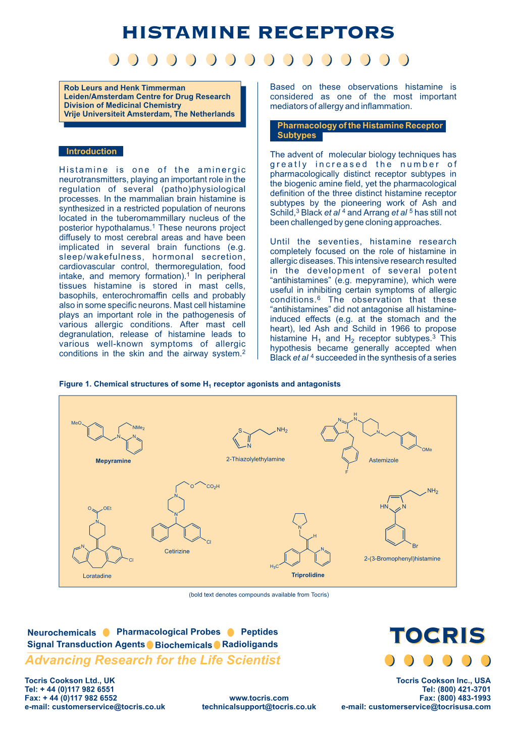 Histamine Receptors