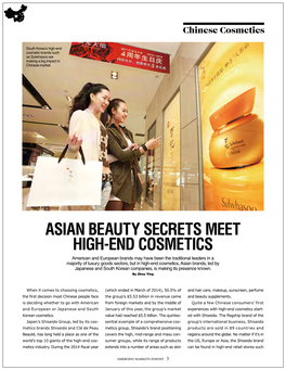 Asian Beauty Secrets Meet High-End Cosmetics