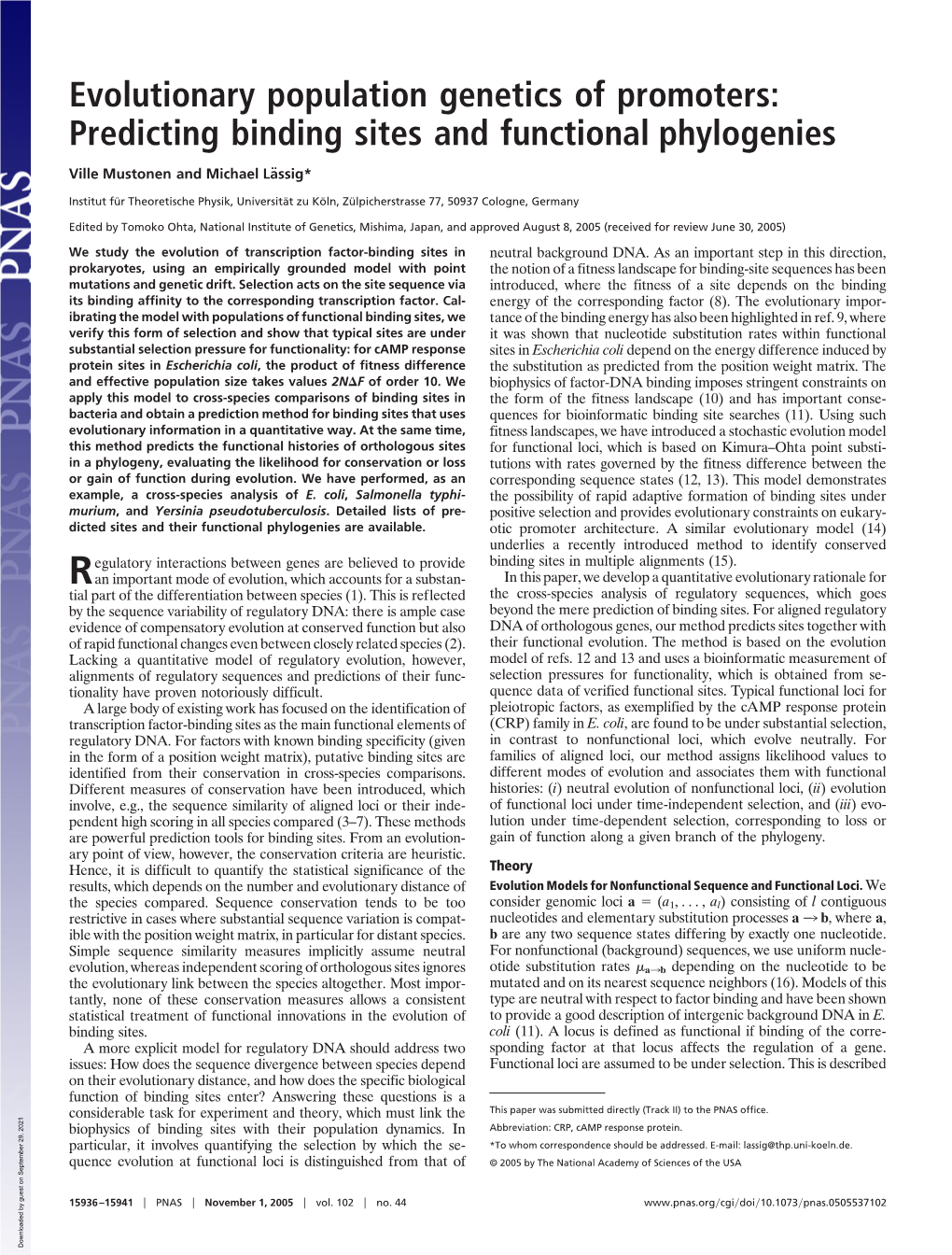 Evolutionary Population Genetics of Promoters: Predicting Binding Sites and Functional Phylogenies