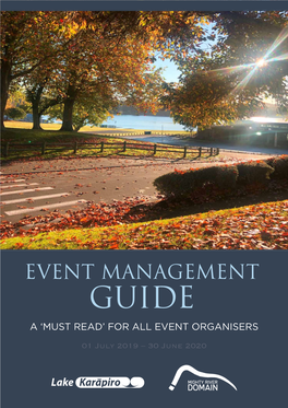 Event Management Guide a ‘Must Read’ for All Event Organisers