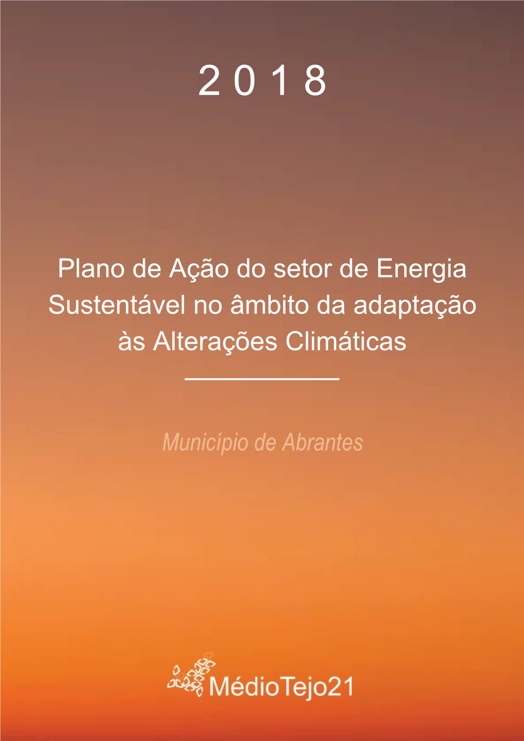 Plano De Ação Do Setor De Energia Sustentável No Âmbito Da Adaptação Às Alterações Climáticas