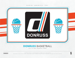 Donruss Basketball 2015-16 Nba Trading Cards