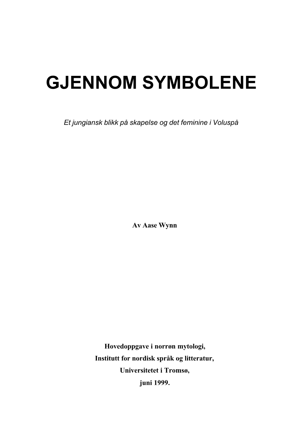 Gjennom Symbolene