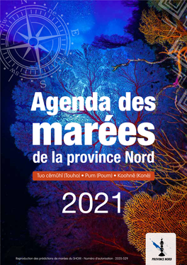 Agenda Des Marées 2021 Province Nord