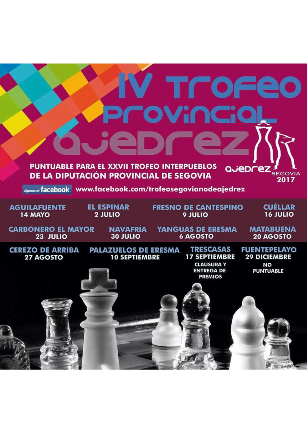 IV Trofeo Provincial De Ajedrez - Segovia 2017