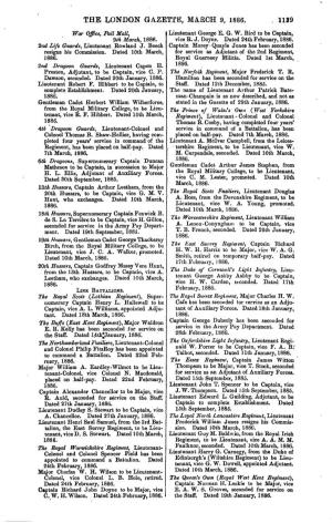 The London Gazette, March 9, 1886. 1139