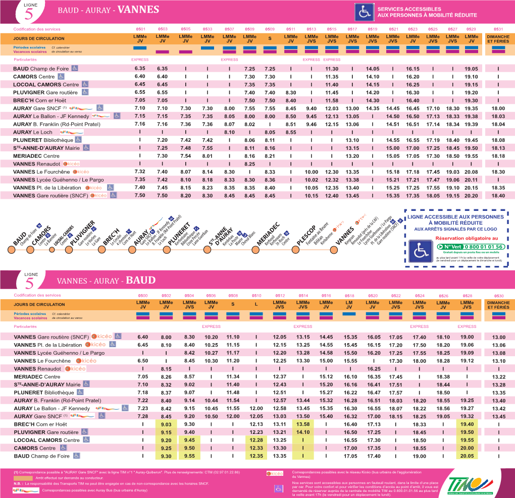 VANNES 15 I I I I I JVS 05 16 I I I I I I 11.30 11.35 11.40 11.45 11.58 12.03 12.13 12.15 12.30 12.32 12.35 12.40 Lmme