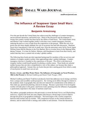 The Influence of Seapower Upon Small Wars: a Review Essay
