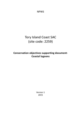 Tory Island Coast SAC (Site Code: 2259)