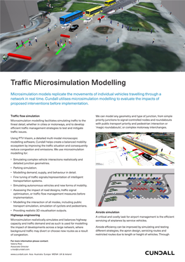 Traffic Microsimulation Modelling