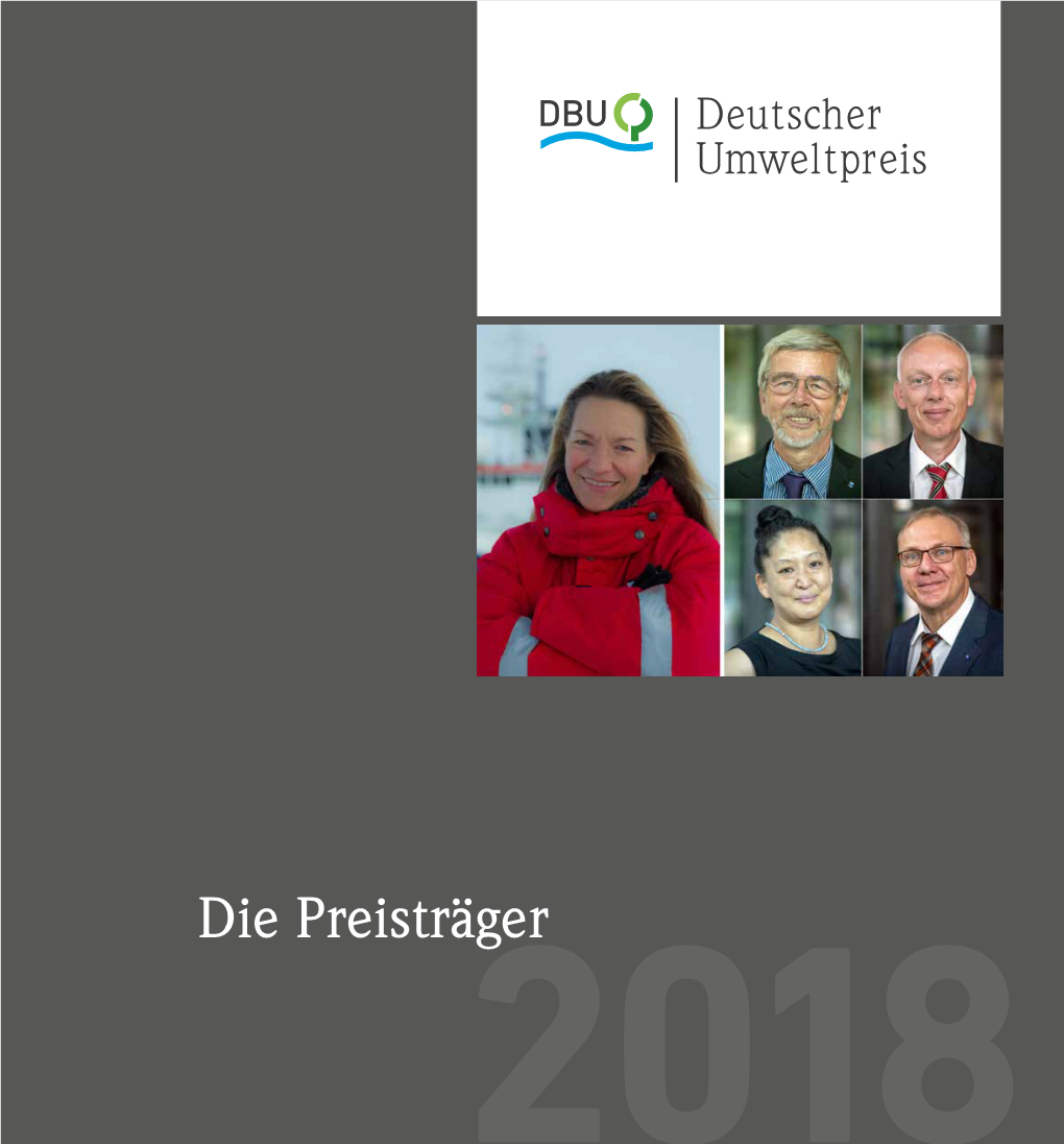 Die Preisträger 2018