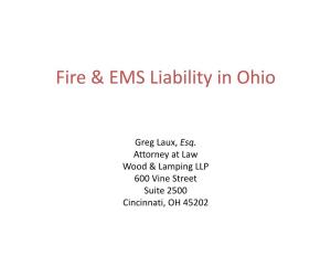 Fire & EMS Liability in Ohio