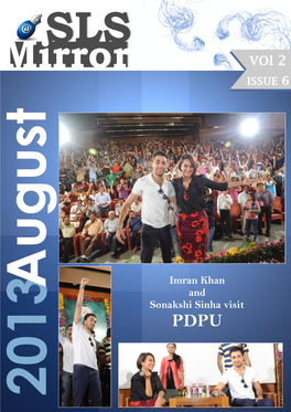 ISSUE 6 Imran Khan and Sonakshi Sinha Visit