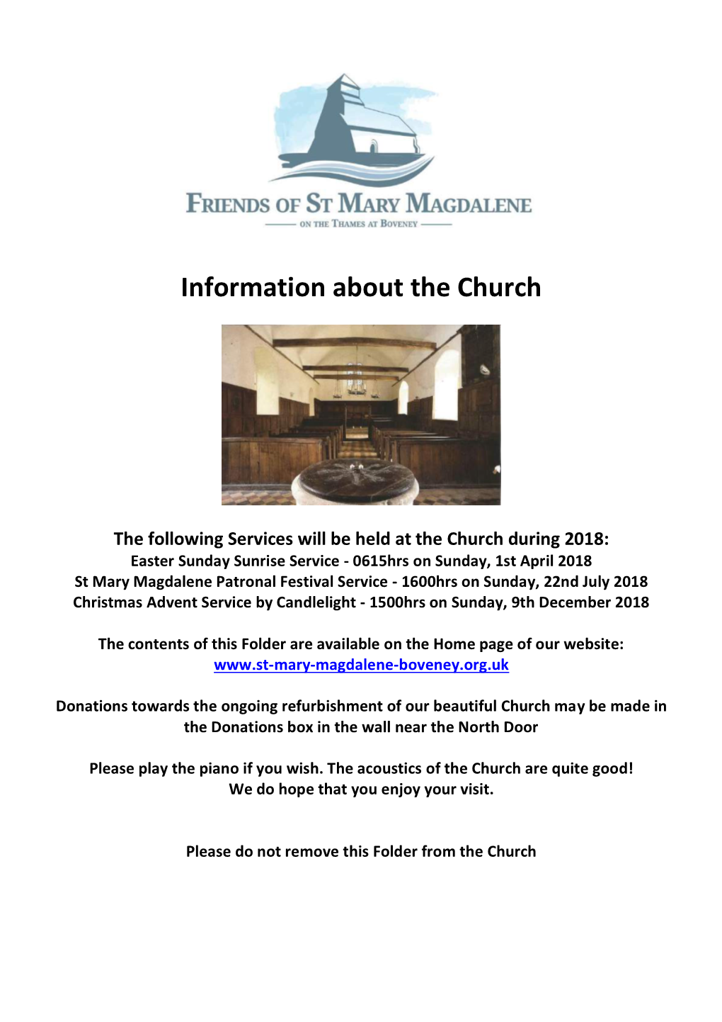 Information About the Church