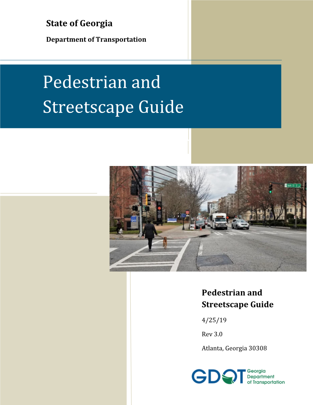 GDOT Pedestrian and Streetscape Guide - DocsLib