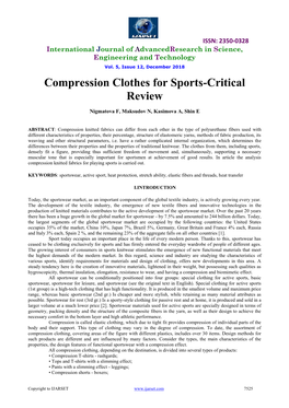 Compression Clothes for Sports-Critical Review