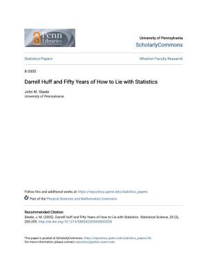 Darrell Huff and Fifty Years of How to Lie with Statistics