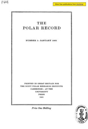 The Polar Record 1
