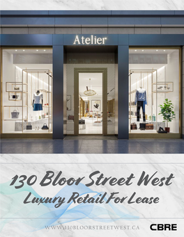 Luxury Retail for Lease