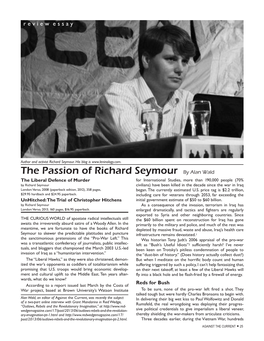 The Passion of Richard Seymour by Alan Wald
