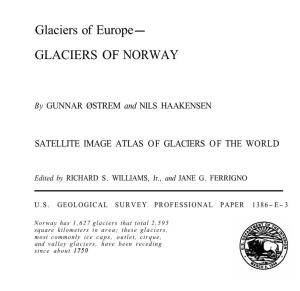 Glaciers of Norway