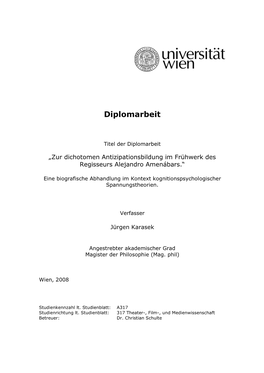 Diplomarbeit