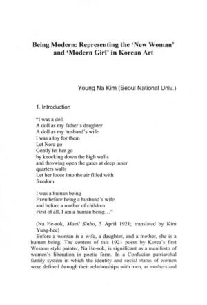 Representing the 'New Woman' and 'Modern Girl' in Korean Art