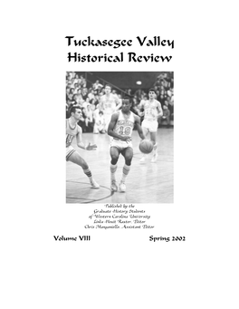 Tuckasegee Valley Historical Review
