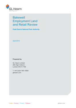 Bakewell Employment Land and Retail Review