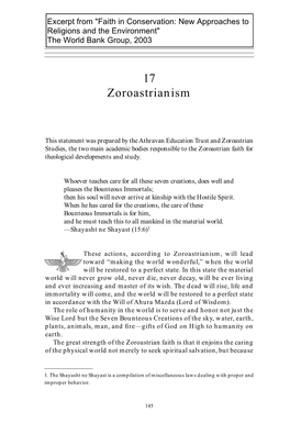 17 Zoroastrianism