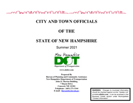 City & Town Officials Directory
