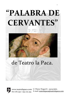 Descargar Material Didáctico Palabra De Cervantes