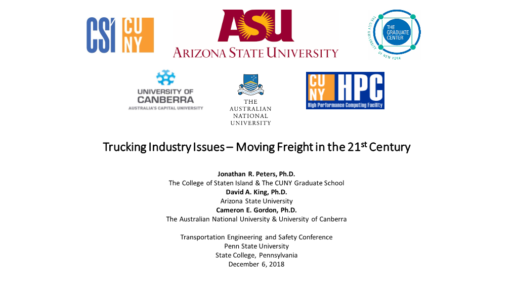 Trucking Industry Issues – Moving Freight in the 21St Century