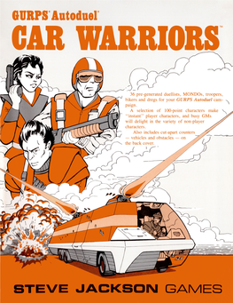 GURPS Classic Autoduel: Car Warriors