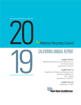 2019 California Annual Report
