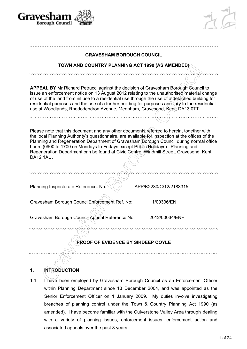 Initial Document Template