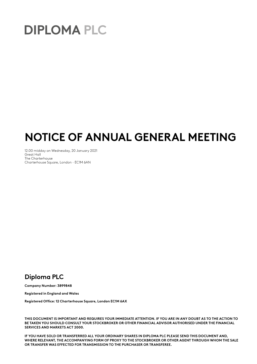 AGM Circular and Notice of AGM 2021