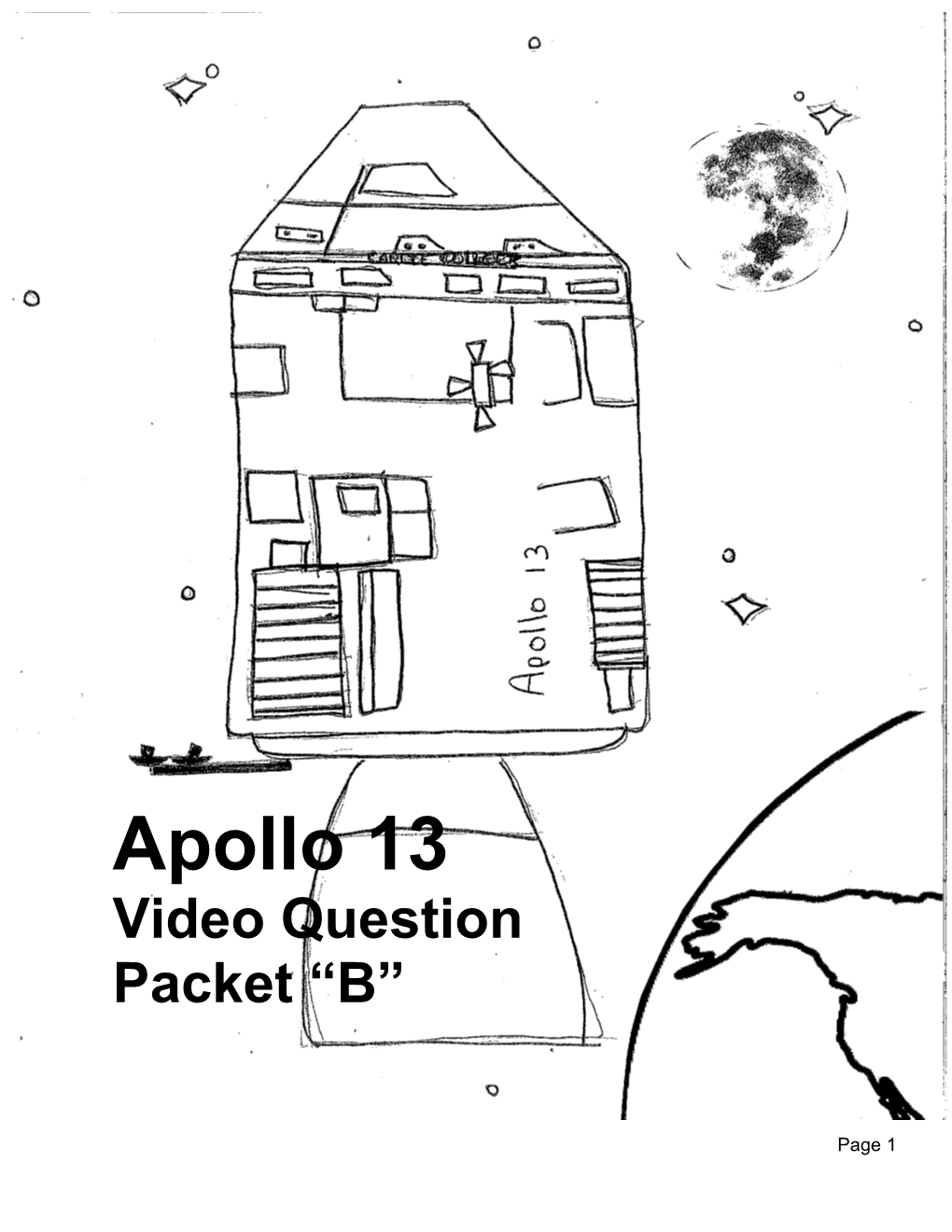 Apollo 13 Video Question Packet B