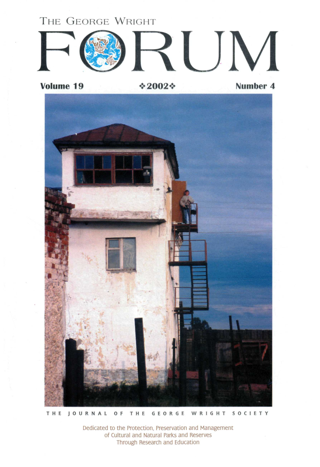 THE GEORGE WRIGHT Volume 19 2002&lt; Number 4