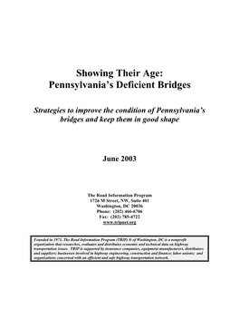 Pennsylvania's Deficient Bridges