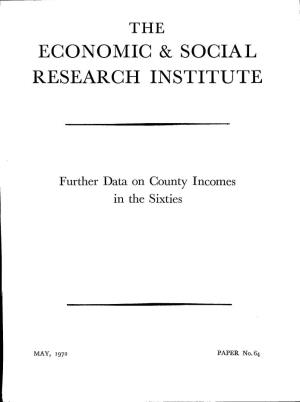 Economic & Social Research Institute