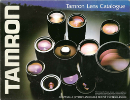 Tamron Original Technology